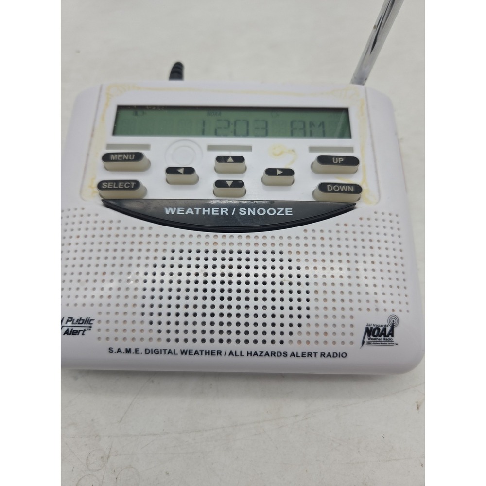 MIDLAND Weather Alert Radio Model WR-120EZ - No Bezel - Tested WORKING - Picture 4 of 6
